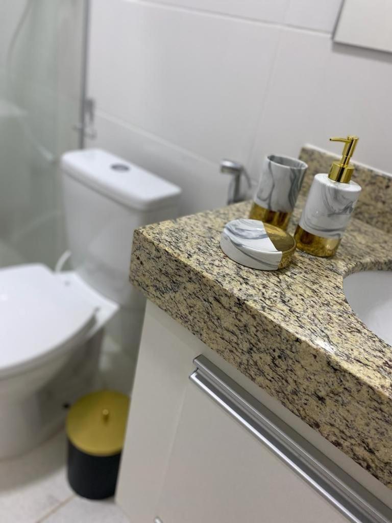 Apto Luxo Completo 3 Quartos Em Guriri 300 Mts Da Praia Wi-Fi Gratis São Mateus Kültér fotó